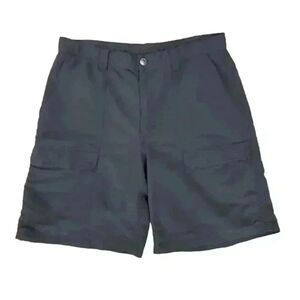 The North Face Men's Charcoal Nylon Cargo Shorts